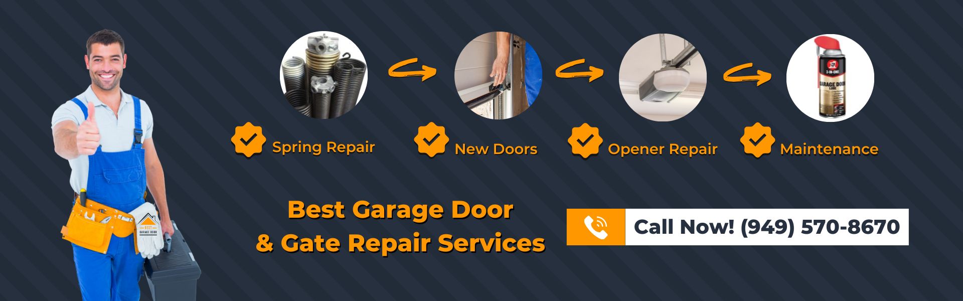 Best Garage Door & Gate Repair Services Of Irvine Banner